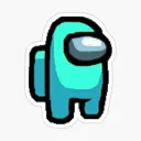 Cyan cyan Discord Emoji