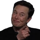 elonFingerPoint Discord emoji