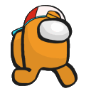Among Us Orange Discord Emoji