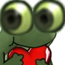 LoveEyesFrog_Rik Discord Emoji
