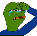 Pepe_sad_salute Discord Emoji