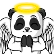 Panda Angel Discord Emoji