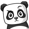 panda_eyebrow Discord Emoji