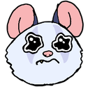 6665_possum_cry Discord emoji
