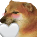 cheems_heart_white