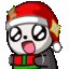 Panda Christmas Discord Emoji