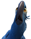 SurprisedBlu Discord emoji