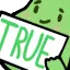 true