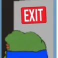 ONPepeExit Discord Emoji