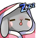 WL_bunny_sleep Discord emoji