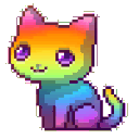 aRainbowCat Discord Emoji