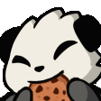 Pe Panda Cookie Eat Discord Emoji