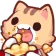 Neko Popcorn Discord Emoji