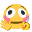 flushedknife Discord emoji