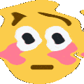 flushed Discord emoji