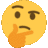 Distorted Think Discord Emoji