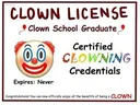 Clownlicense