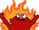 fire_elmo Discord emoji