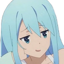 AquaSmug Discord emoji