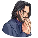 keanu_pray Discord Emoji