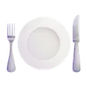Fork_And_Knife_With_Plate