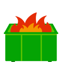 4a_dumpster_fire Discord emoji