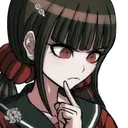 Maki Harukawa Think Discord Emoji