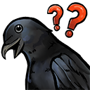 CrowConfused Discord emoji