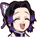 Shinobu Happy Discord Emoji