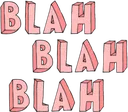 blah