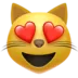 smilingcatwithhearteyes_1f63b Discord Emoji