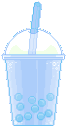 Cafe_Boba_Tea_Blue Discord Emoji