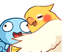 ae_BirbHugSquirtle Discord emoji