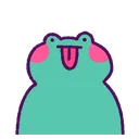 Frog Tongue Discord Emoji
