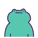 frog_straigh_face Discord Emoji