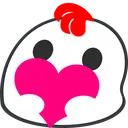 BlobRoosterHeart
