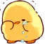 Chick Cry Discord Emoji