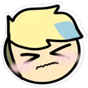 Blue Blush BlueBlush Discord Emoji