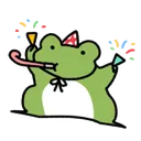 Birthday Frog Discord Emoji