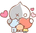 hug_bt21 Discord Emoji