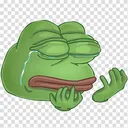 Pepe Crying pepecrying Discord Emoji