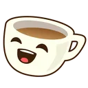 cuplaughingsatisfied