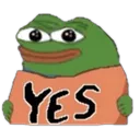 Pepe Yes pepeyes Discord Emoji