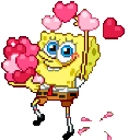 xv_spongeheart animated Discord emote | The Archivist Hangout