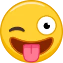 vkstuckouttonguewinkingeye