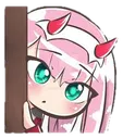 Zerotwo_lurk Discord Emoji