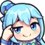 aqua_think Discord Emoji