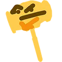 BanThonkHammerThinking Discord Emoji