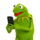 KermitCheckPhone Discord emoji
