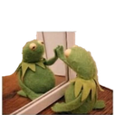 KermitSadMirror Discord emoji